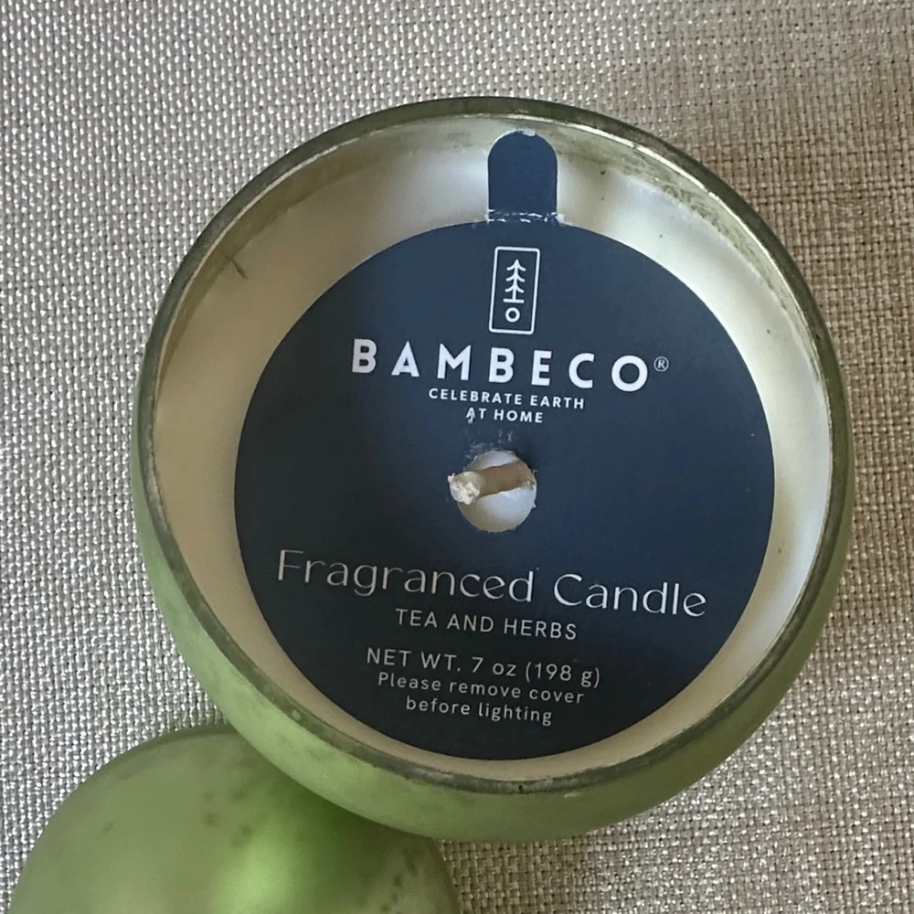 Green Fragranced Candle